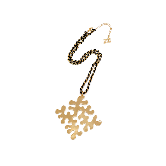 Zandra Rhodes Puzzle Necklace - Gold